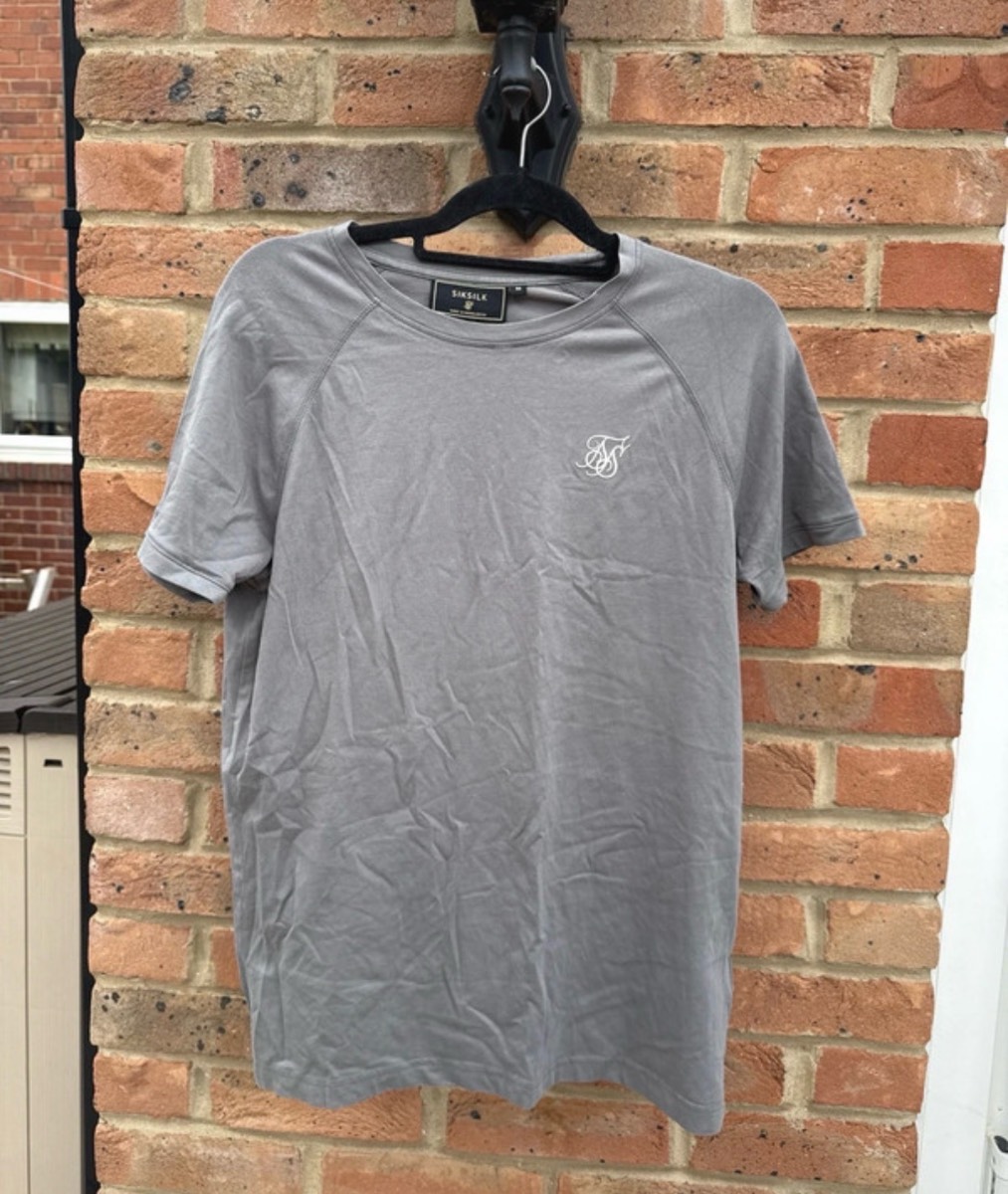 Men’s siksilk grey T-shirt