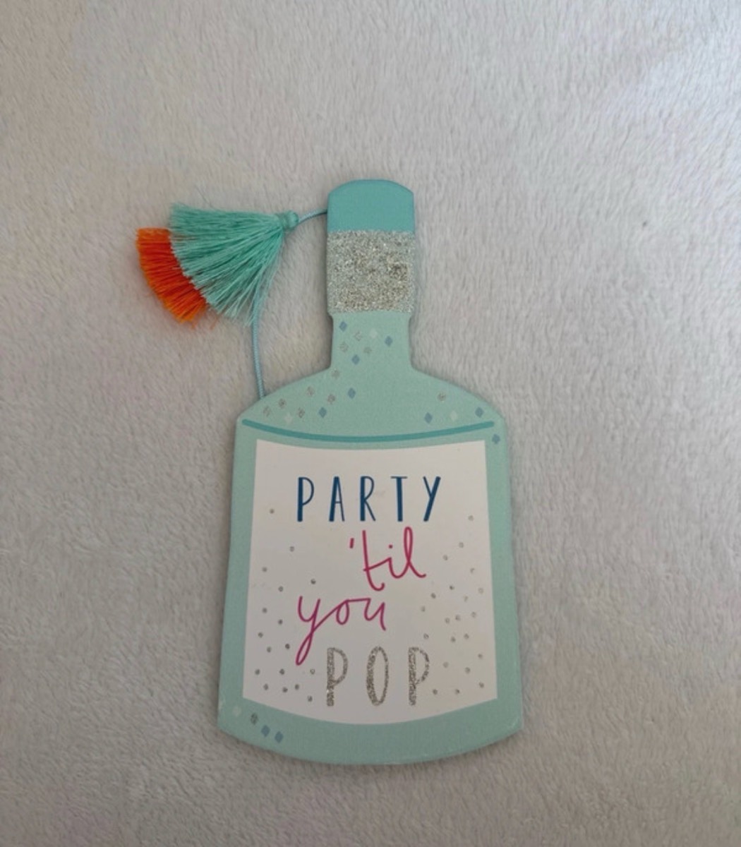 Party til you pop sign/wall decor