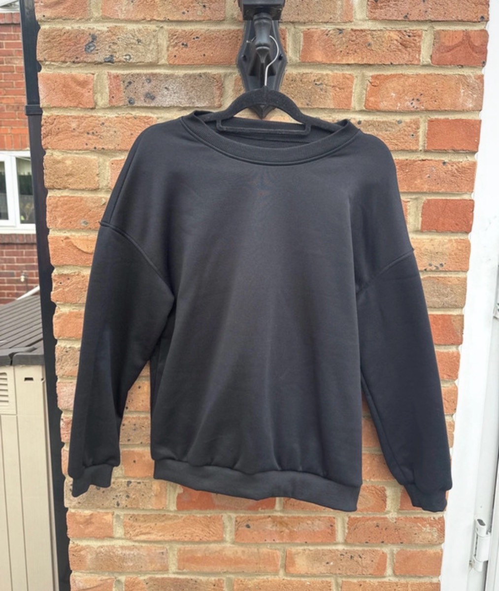 Women’s black soft jumper