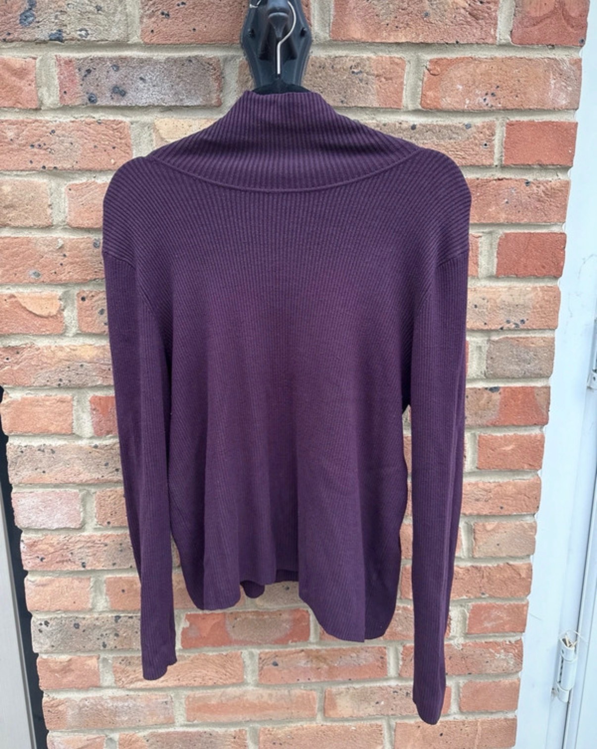 Women’s purple turtleneck jumper/sweater