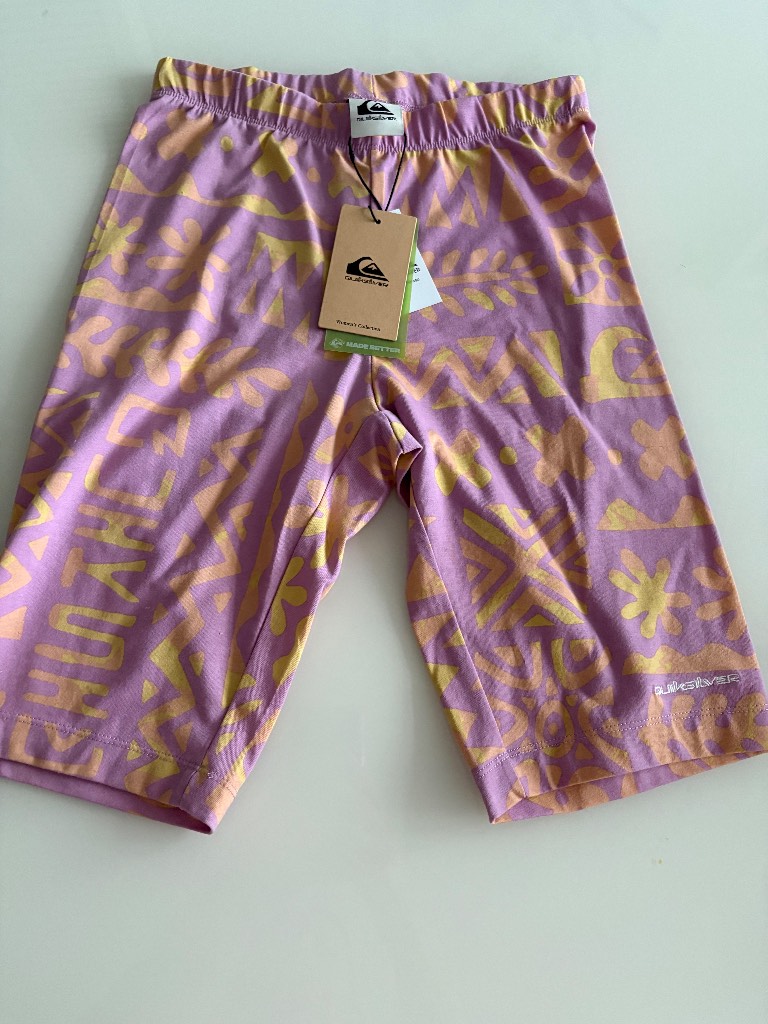 Quiksilver womens patterned cycling shorts - XS