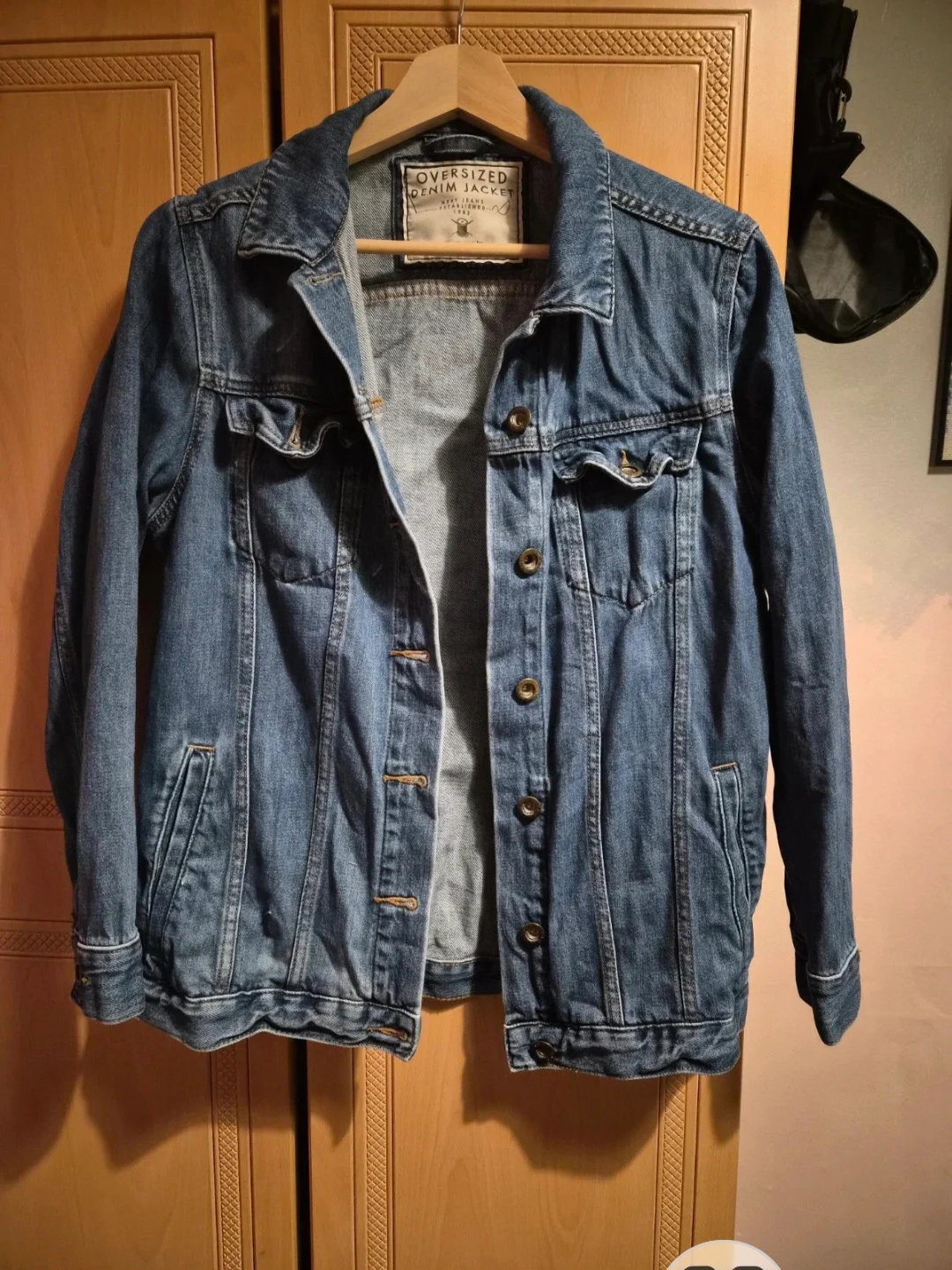 Ladies NEXT oversized denim jacket (8)
