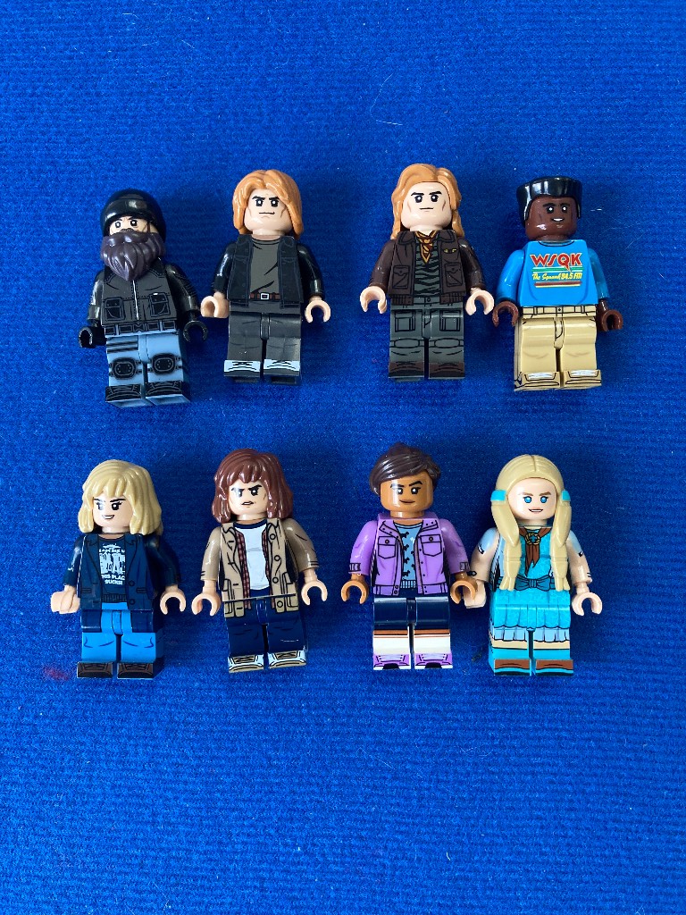 Compatible Stranger Things season 5 set of 8 Mini Figures