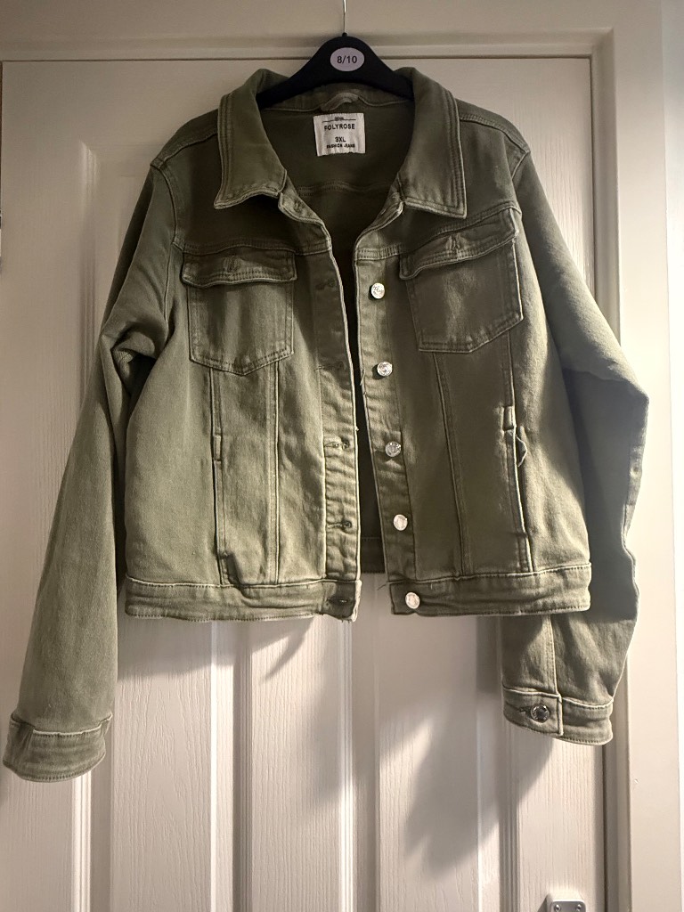 Viral super stretch denim jacket - Size 16/18