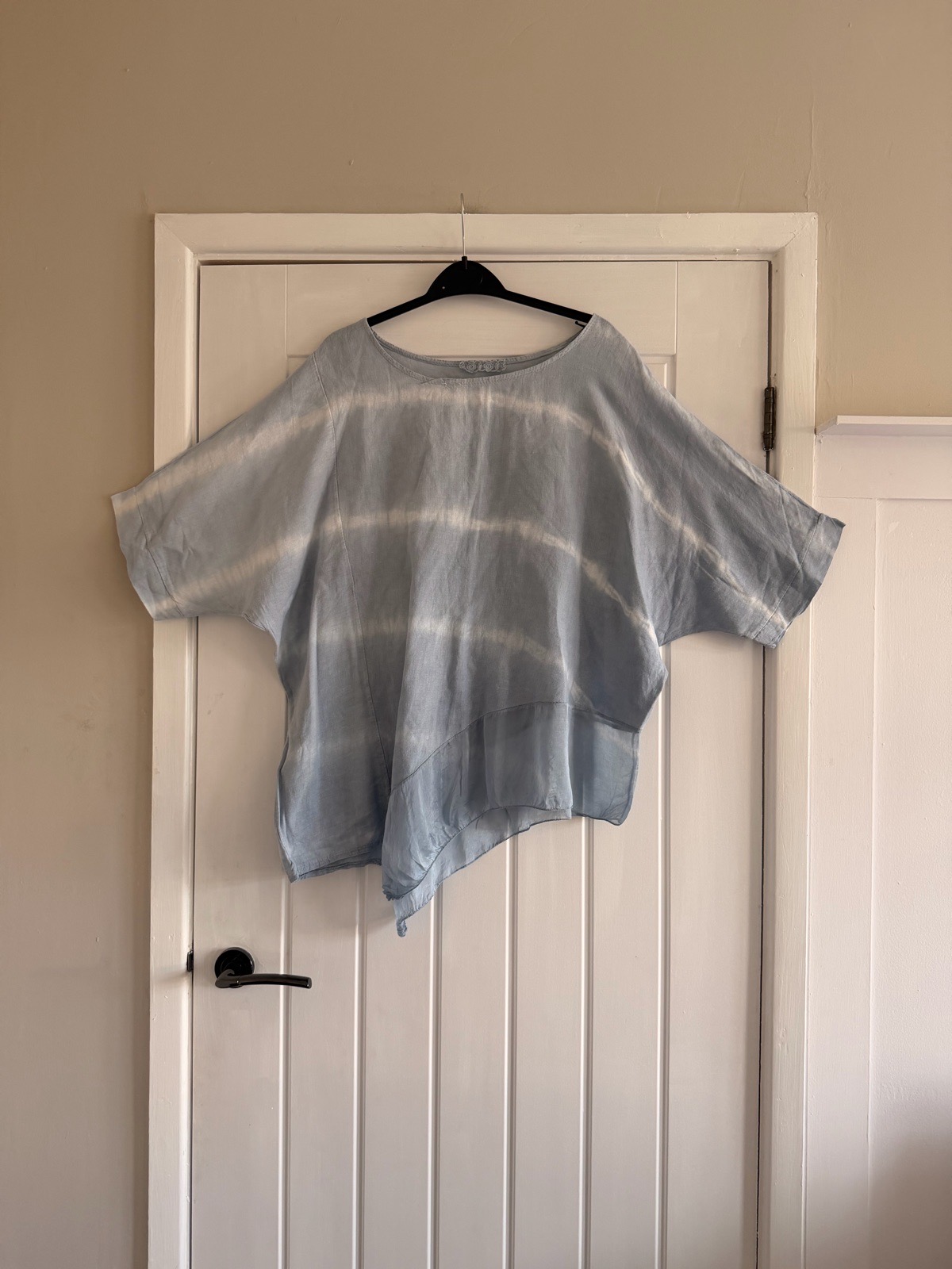 Made in Italy ladies linen and seta blend top size XL