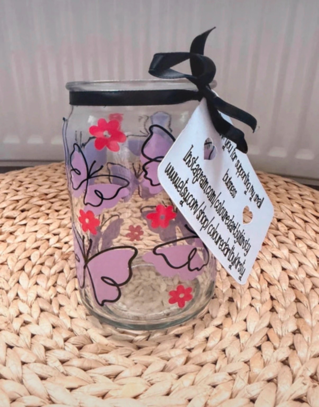 Butterfly vase