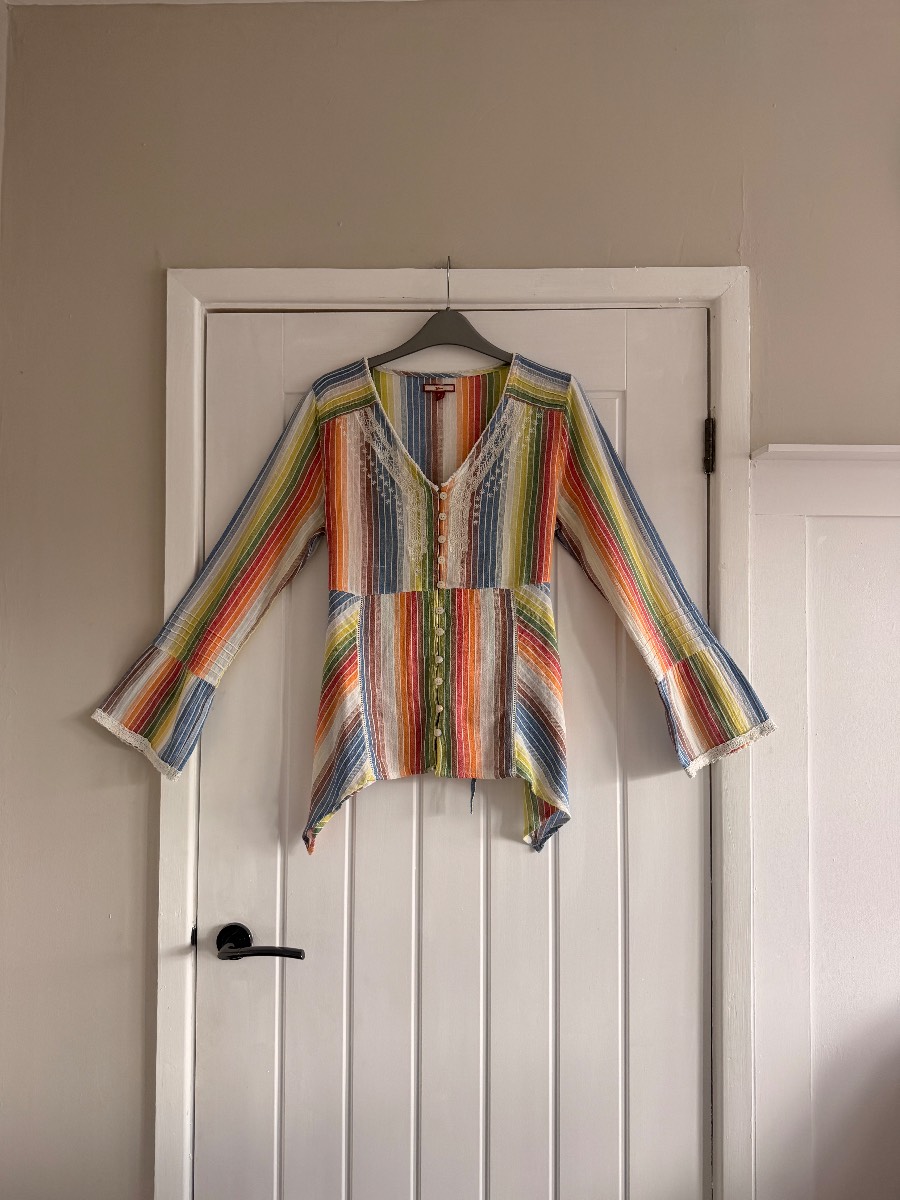 Joe brown’s bohemian rainbow top size 12