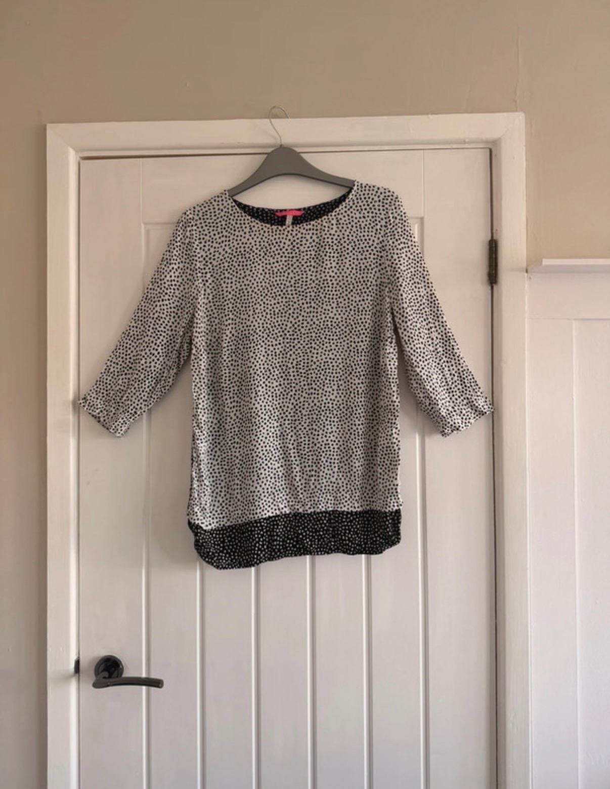 Joules ladies polkadot top size 12