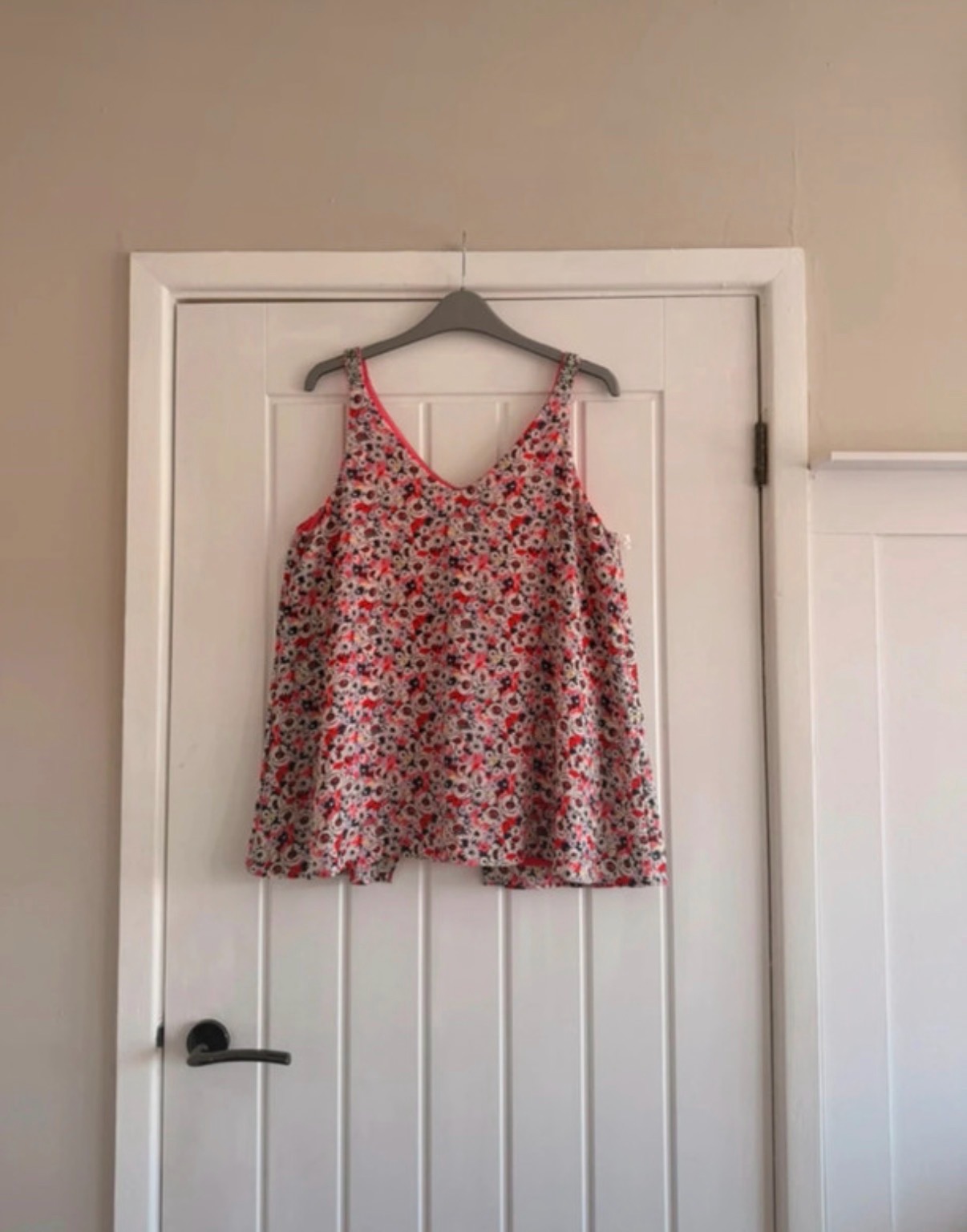Next floral tank top size 12