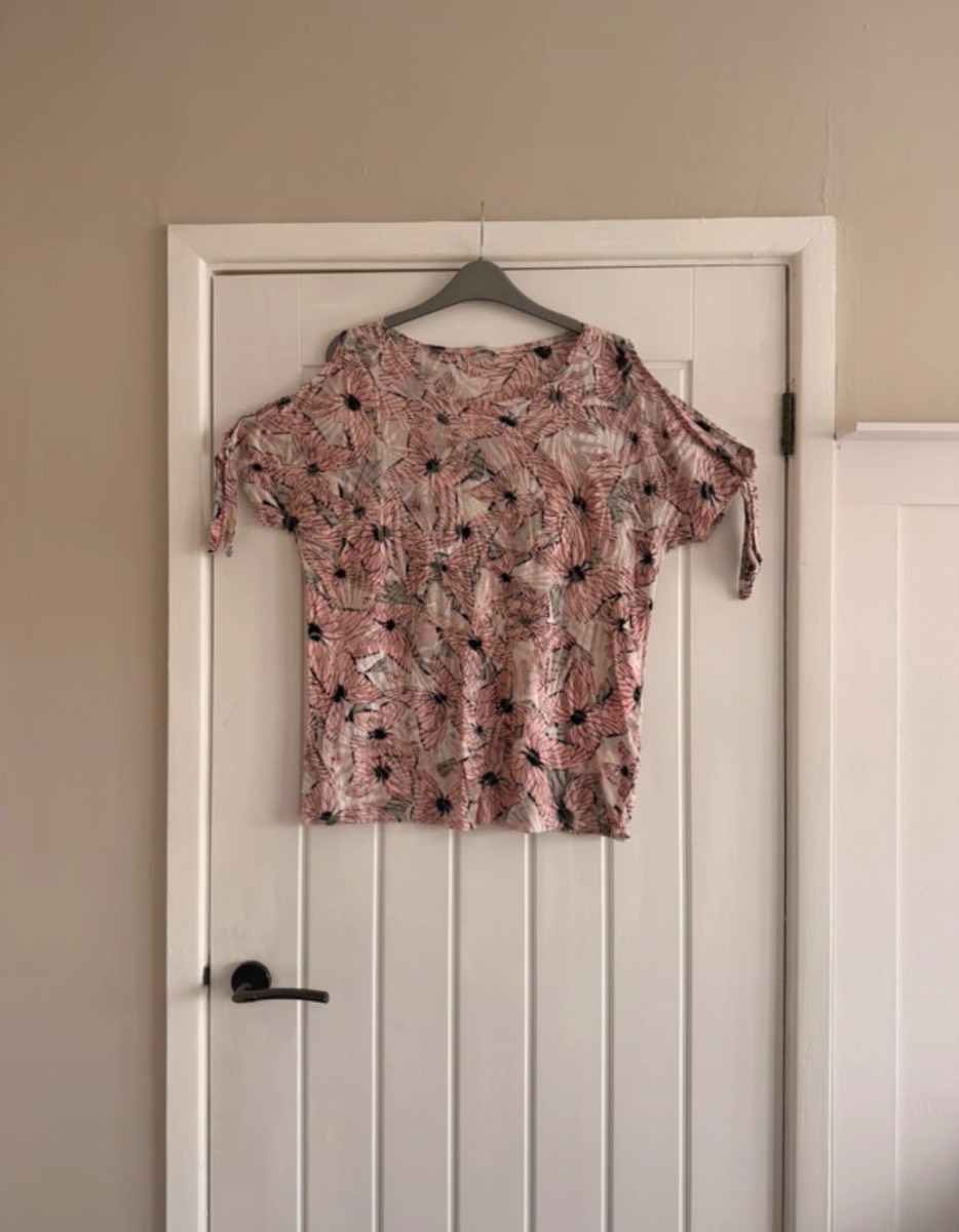 George ladies butterfly print top size 14