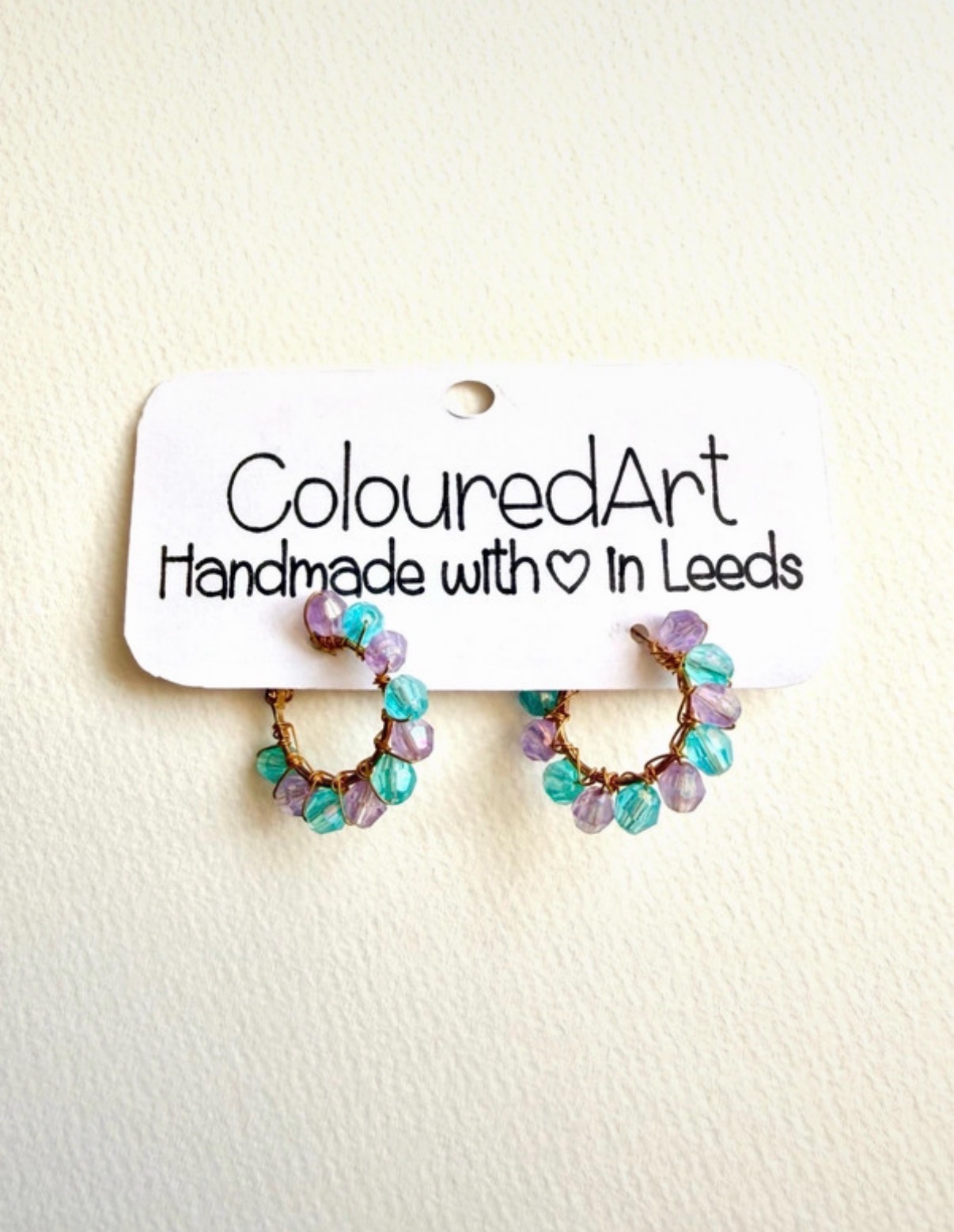 Handmade beaded earrings