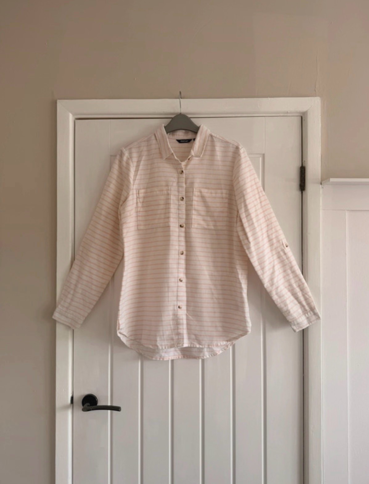 Rohan Laides shirt size 12 linen and polyester blend