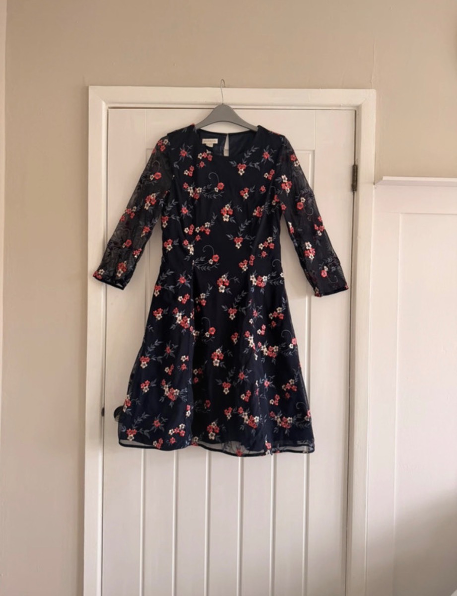 Monsoon occasion floral dress size 12