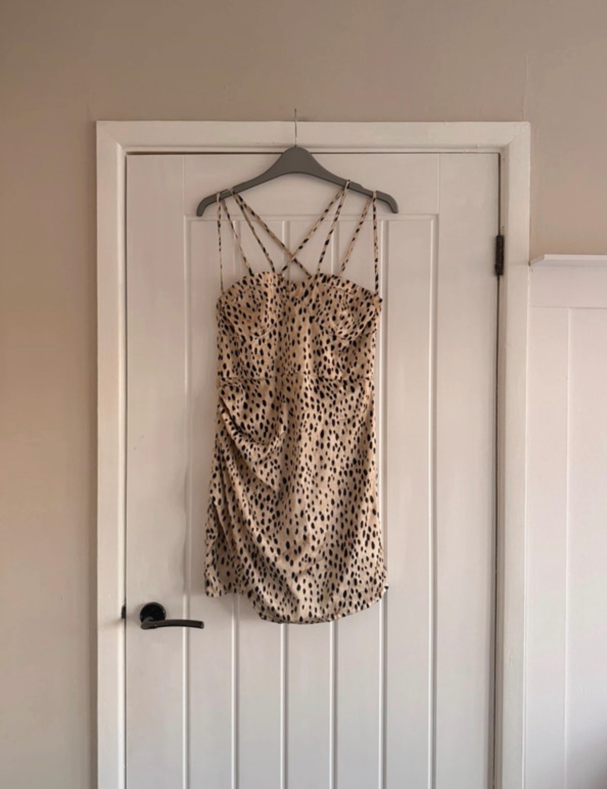 Zara animal print dress size medium