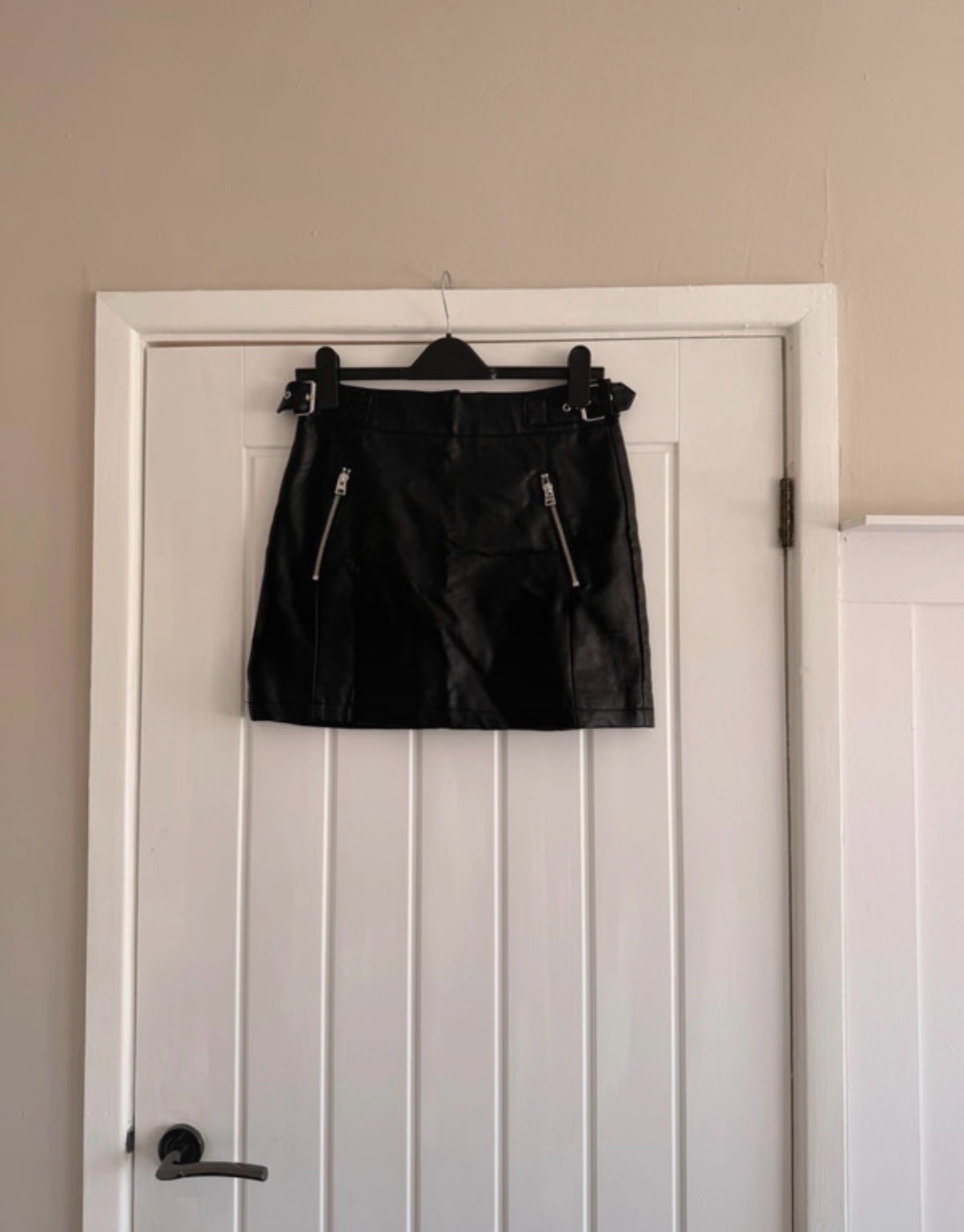 Miss Selfridge ladies black mini skirt size 10 new