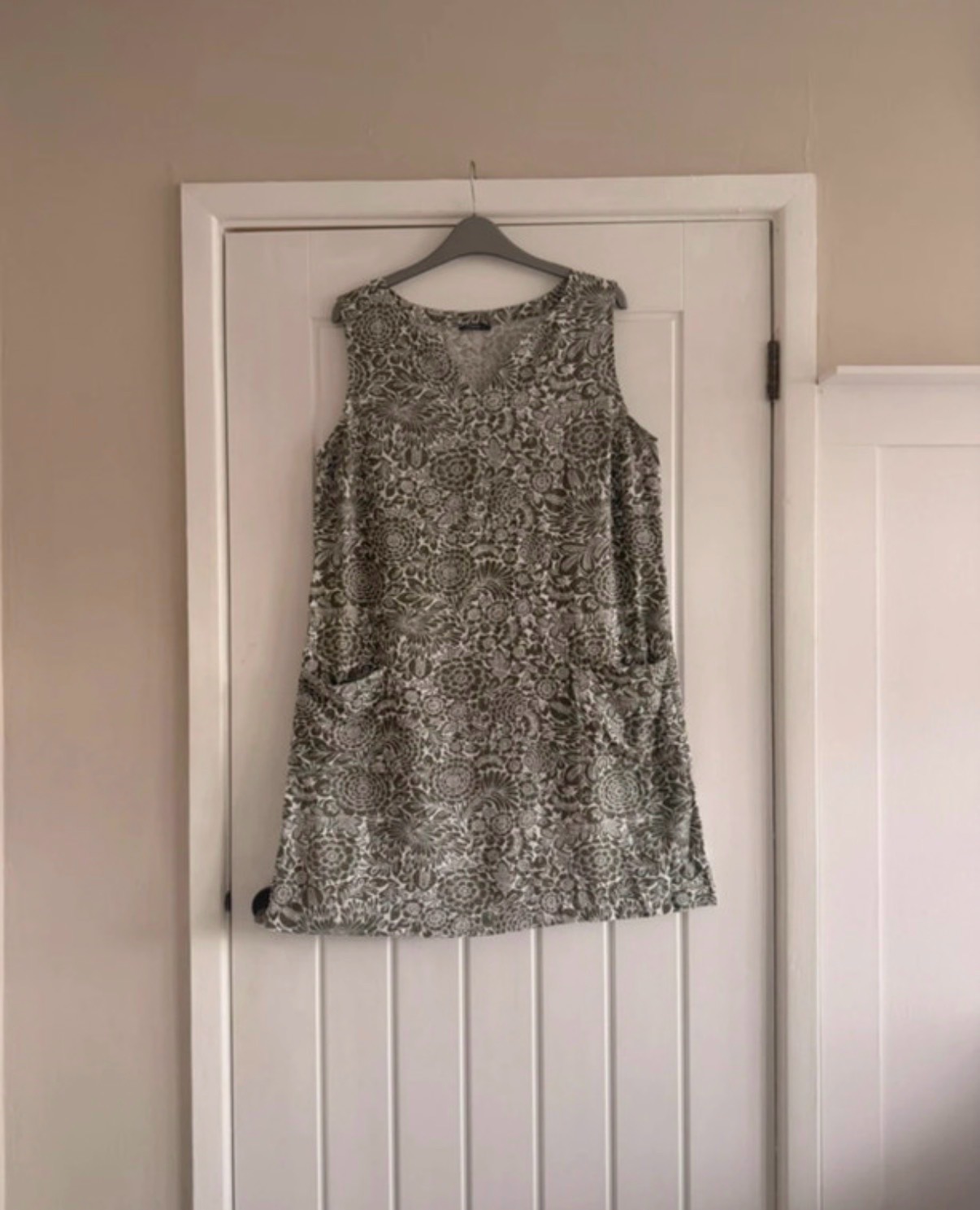 Roman summer dress size 14 linen and viscose