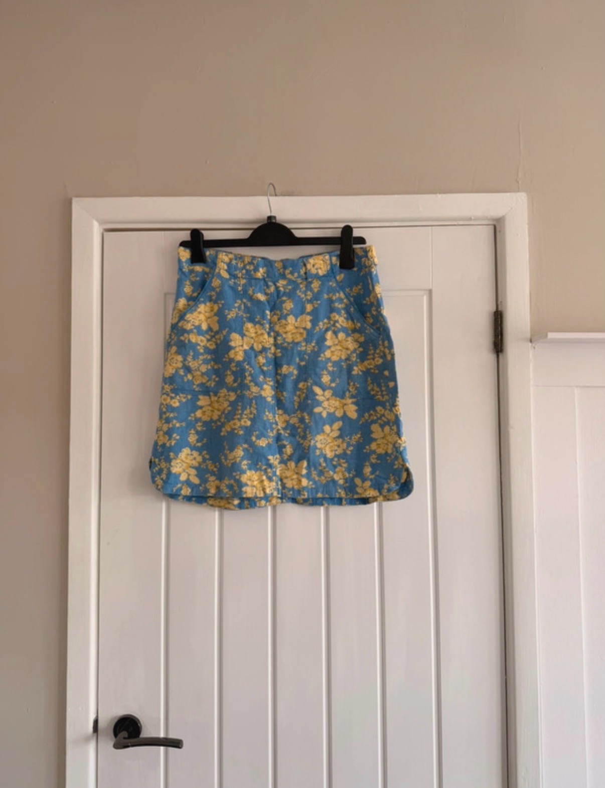 Next linen and viscose blend summer skit size 10