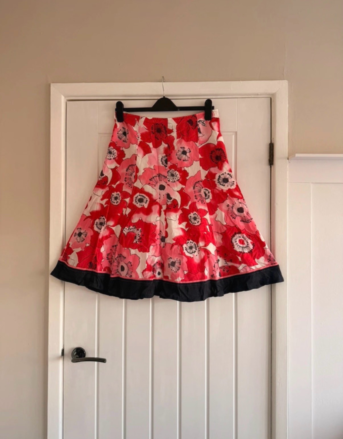 Per Una ladies floral knee length skirt size 10