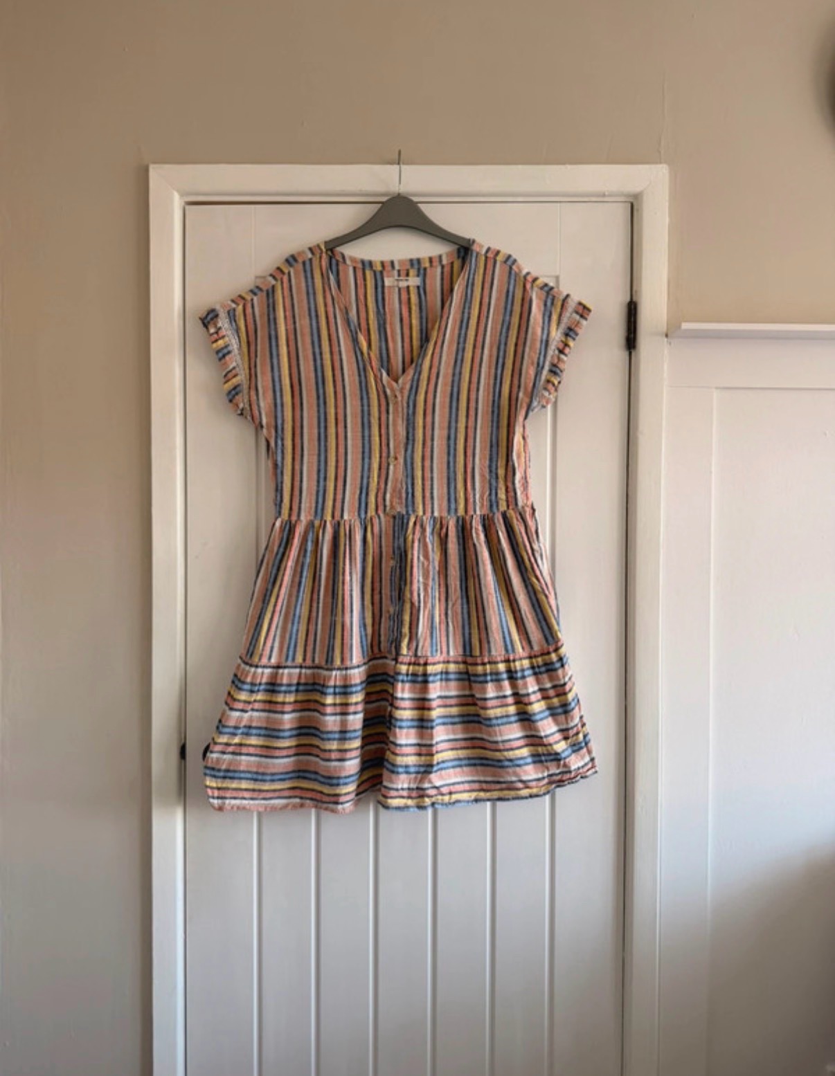 Next summer linen blend dress size m