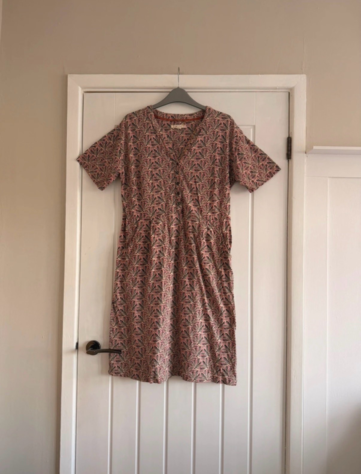 White stuff ladies summer dress cotton size 12