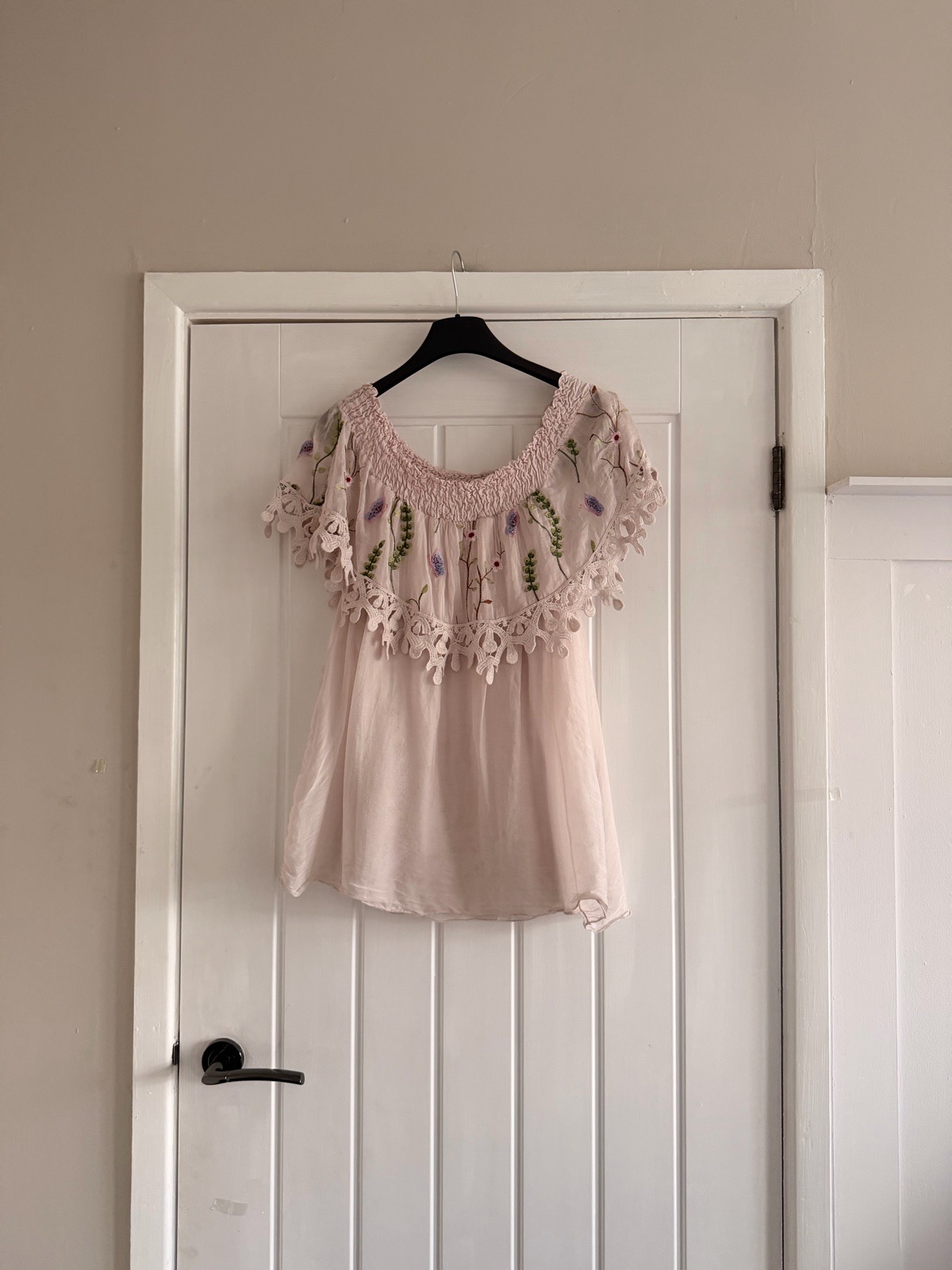 Made in Italy silk and viscose blouse size 12-14