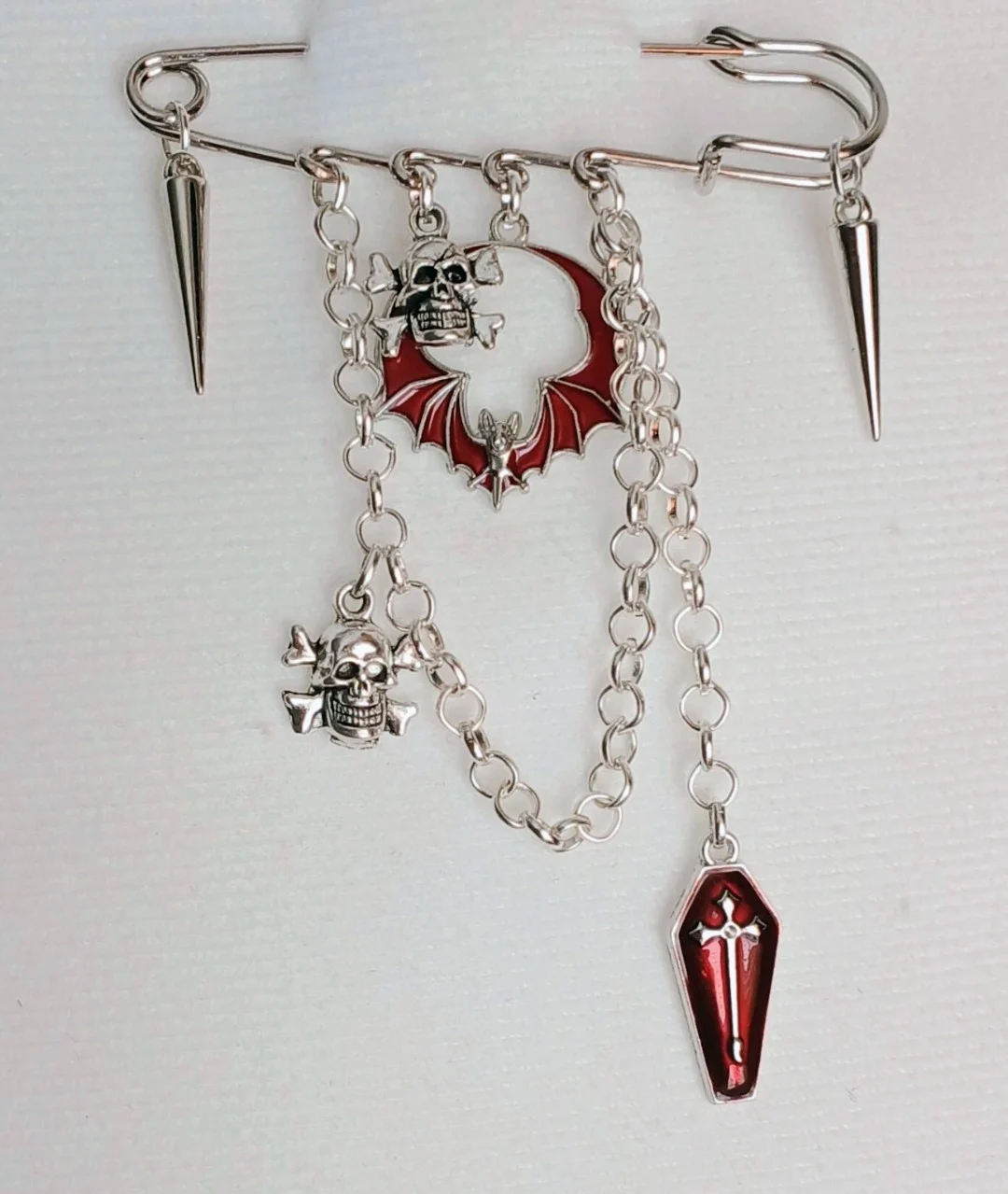 Goth brooch