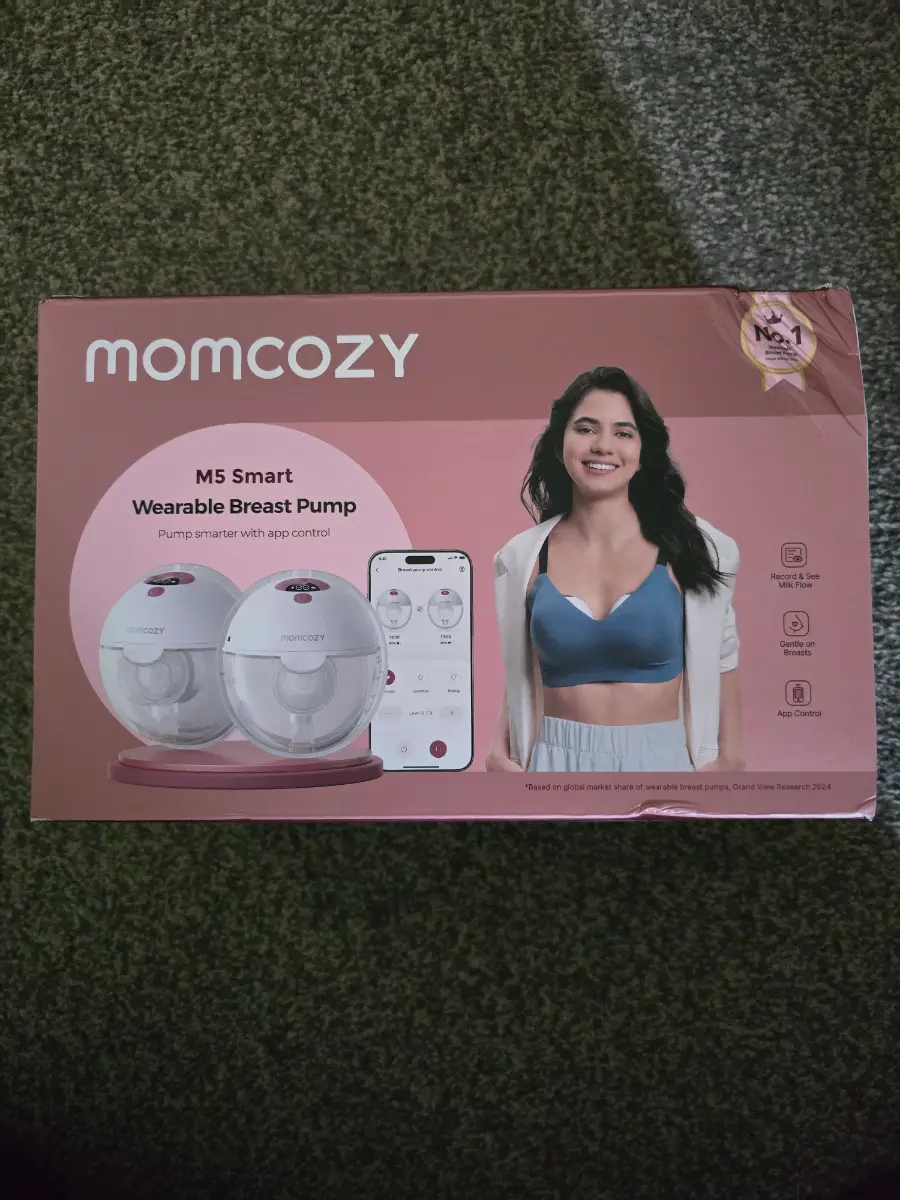 Momcozy m5 smart breast pumps upgraded with app connection