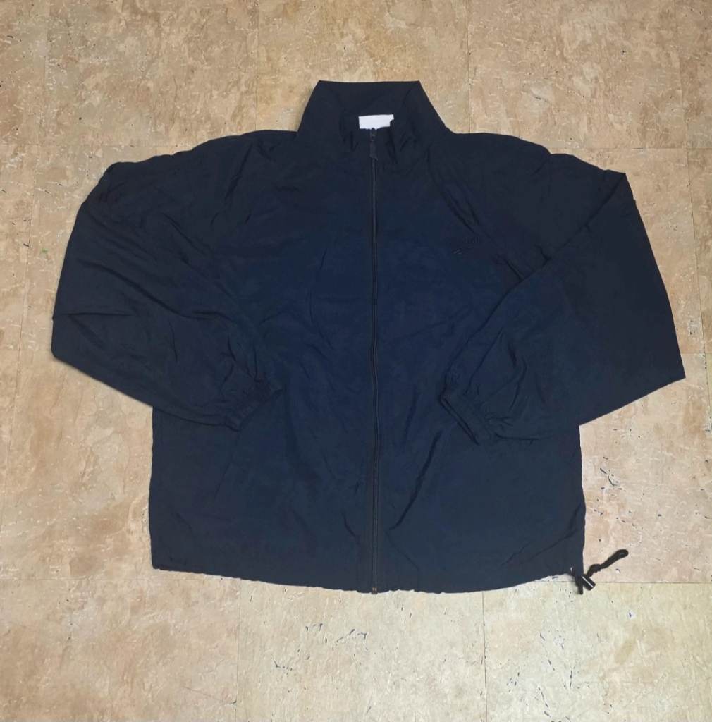 Reebok Full Zip Windbreaker - Vintage 90s - Navy Blue - Size M
