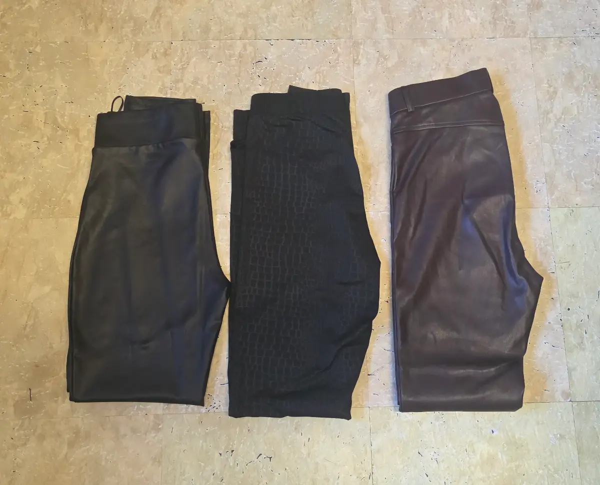 Women's Reseller Trouser Bundle - Wet Look and Faux Leather - Mixed Sizes