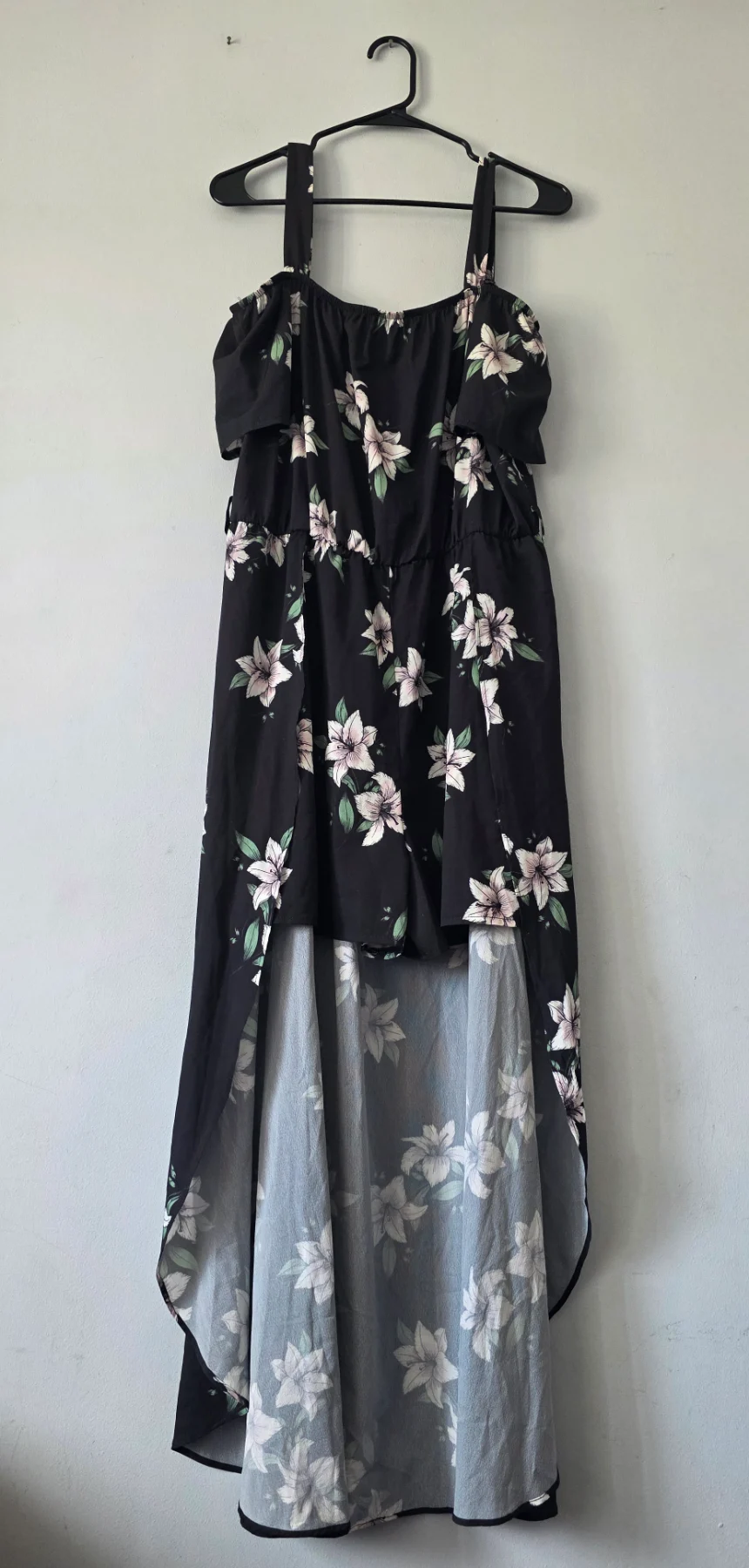 Select Floral Dip Hem Playsuit - Size 18 - Summer - Wedding - Party