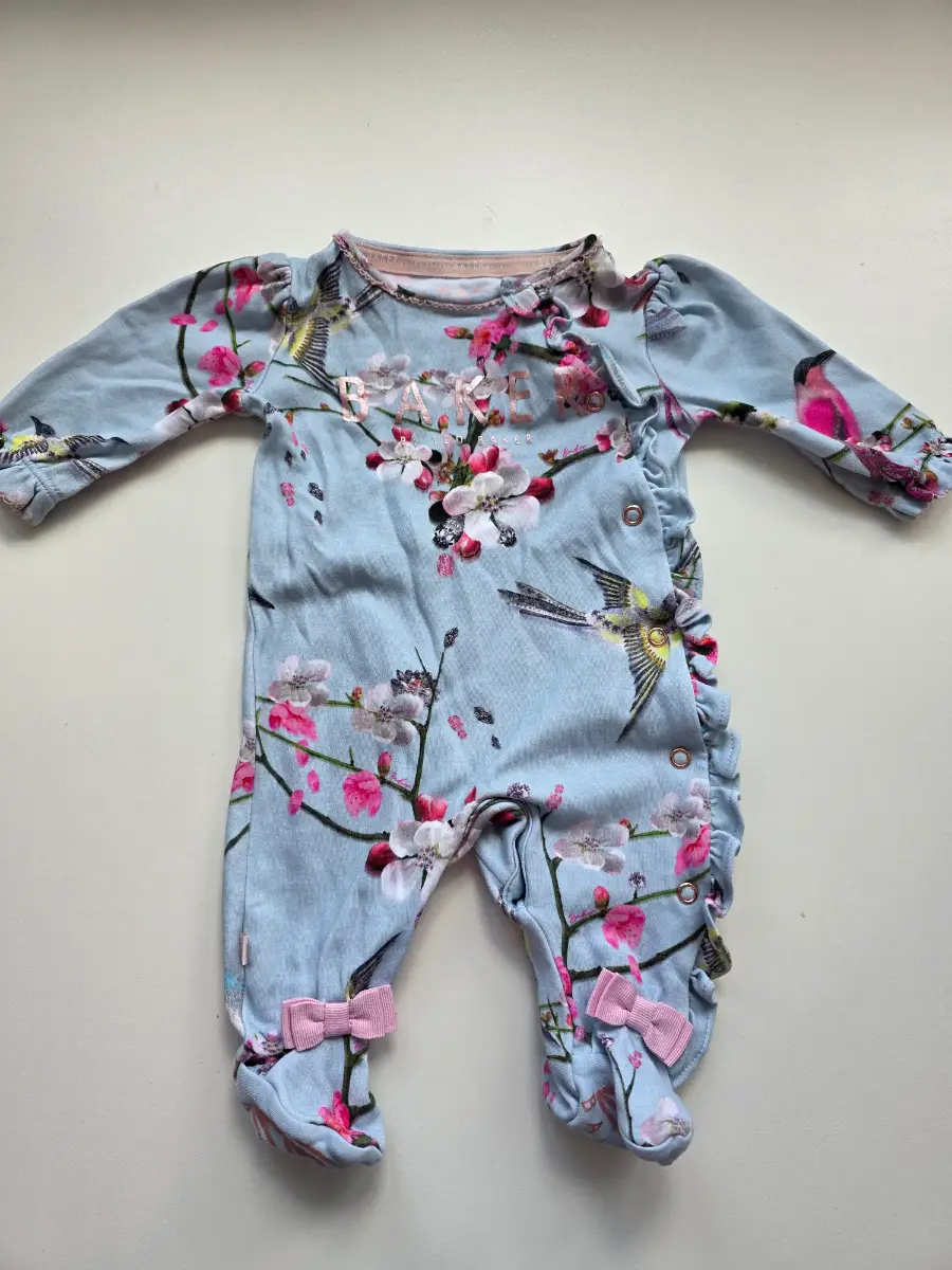 Ted Baker newborn baby romper sleepsuit