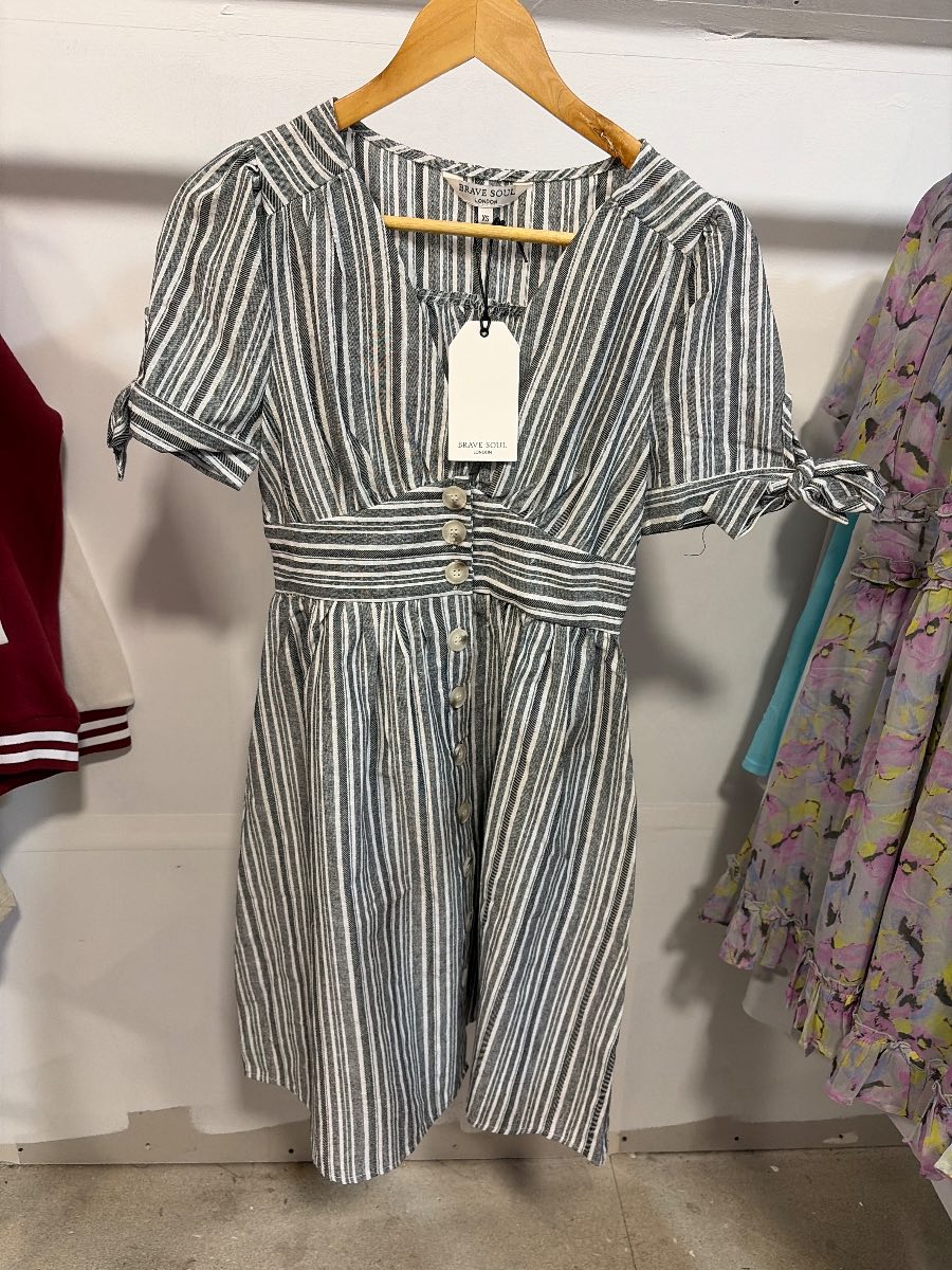 Brave soul grey beach dress bnwt size xs