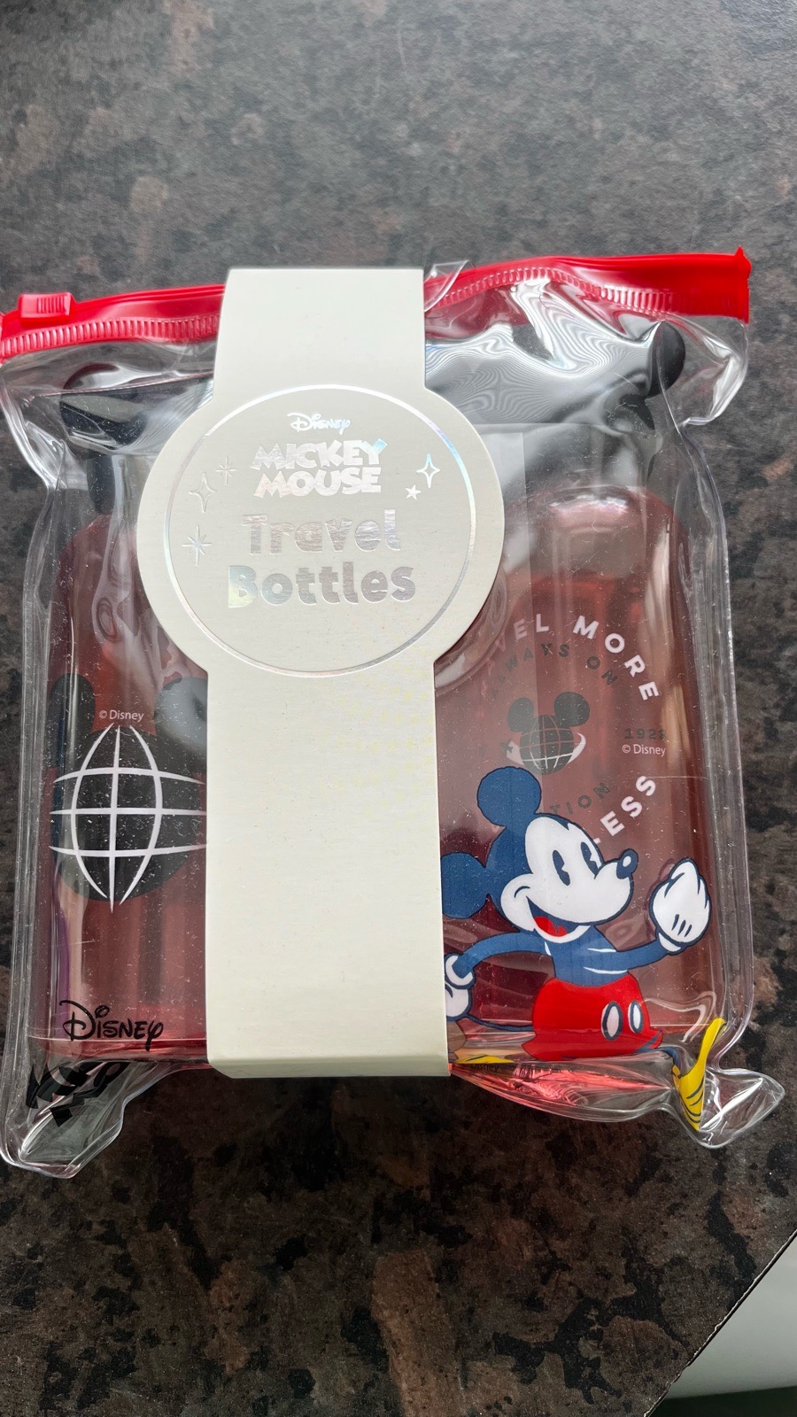 Disney Mickey Mouse Travel Bottles Set 🖤❤️