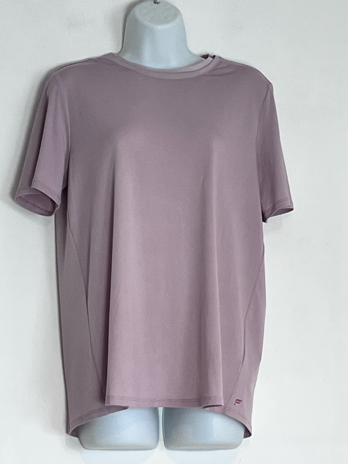 **Fabletics Vivienne Cross Back Tee Mauve Size S**