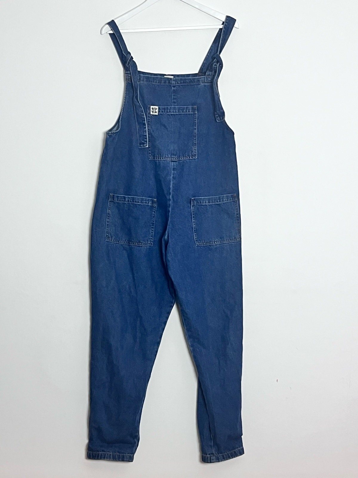 Lucy & Yak Denim Dungarees M30 Blue Organic Cotton Tapered Workwear Overalls