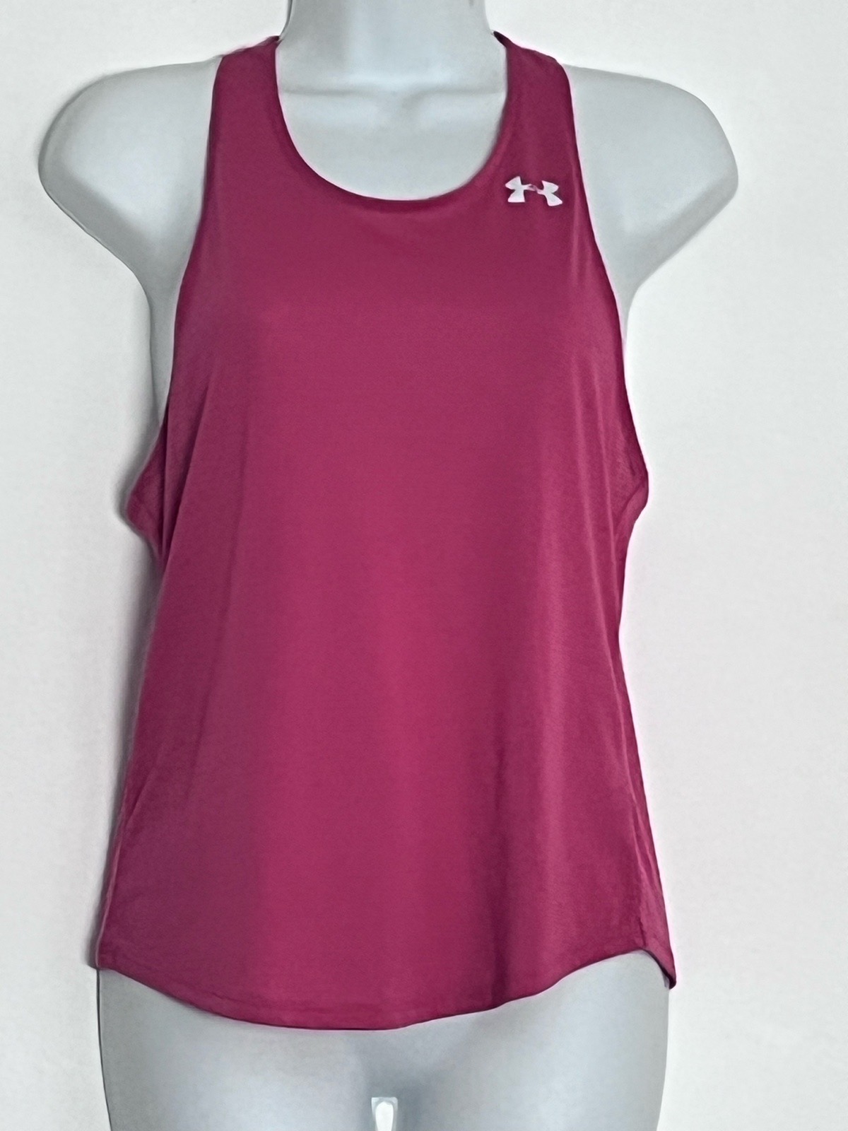 Under Armour HeatGear Women’s XS Pink Racerback Running Gym Vest Top