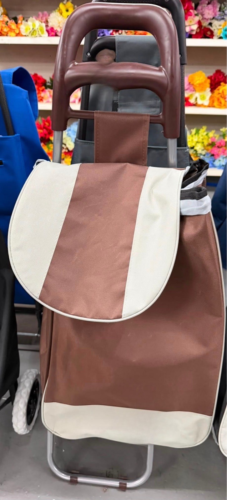 Foldable Shopping Trolley Bag – Large Capacity Grocery Cart