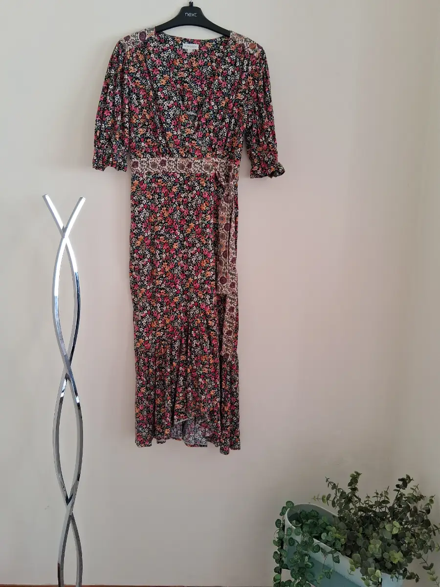 Monsoon wrap dress size small
