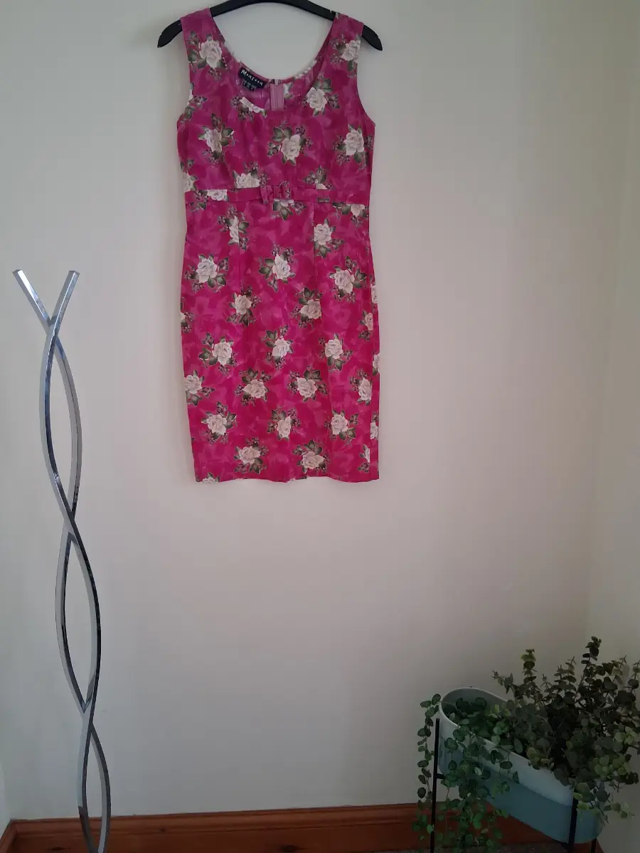 Pink Monsoon summer dress size 8