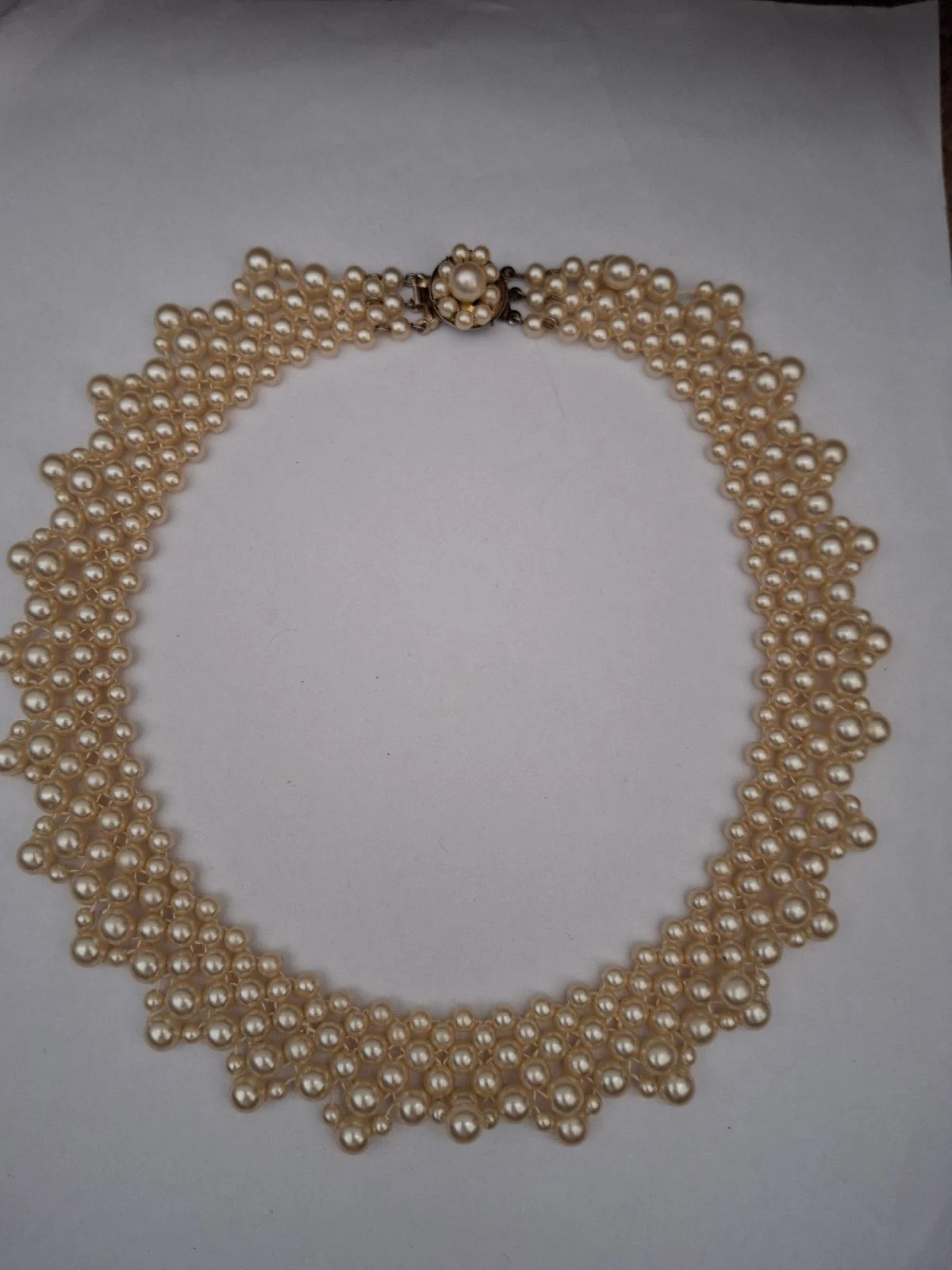 Beautiful beaded choker necklace