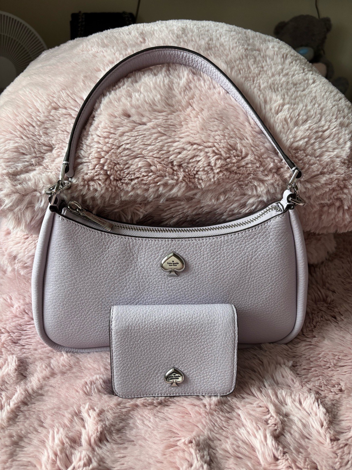 Kate Spade 'Kayla' Frozen Lilac Cross BodyBag & Matching Purse 💜