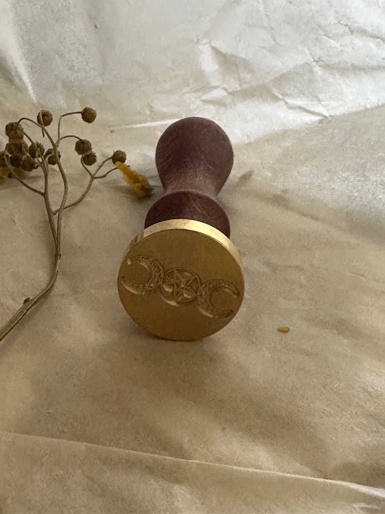 Tripple moon goddess Hecate wax seal stamp