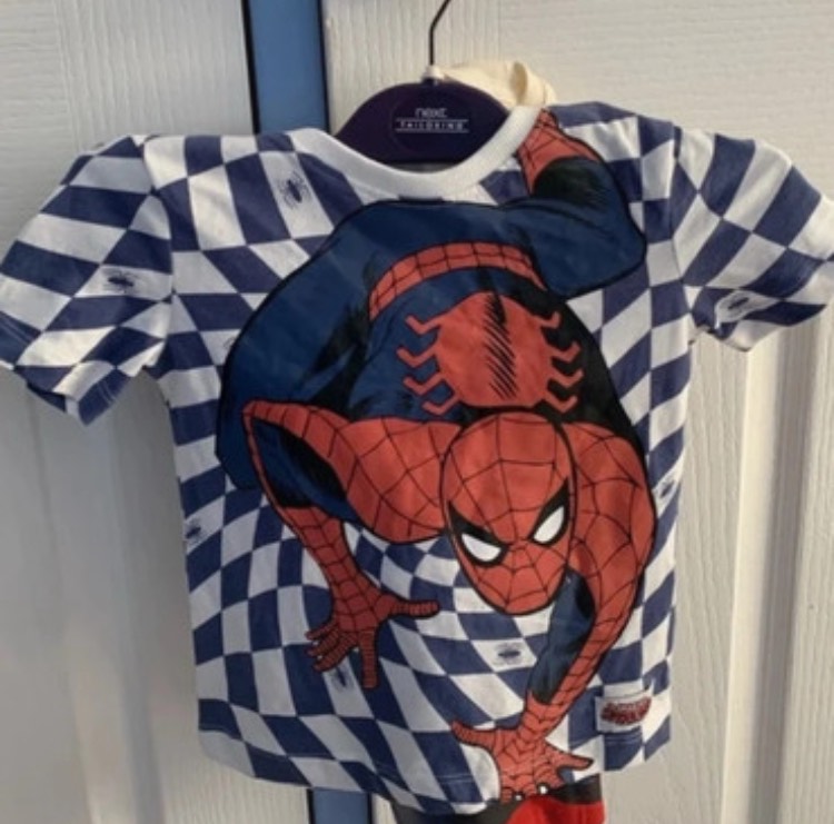 Boys Next Spiderman T-shirts - age 12-18 mths