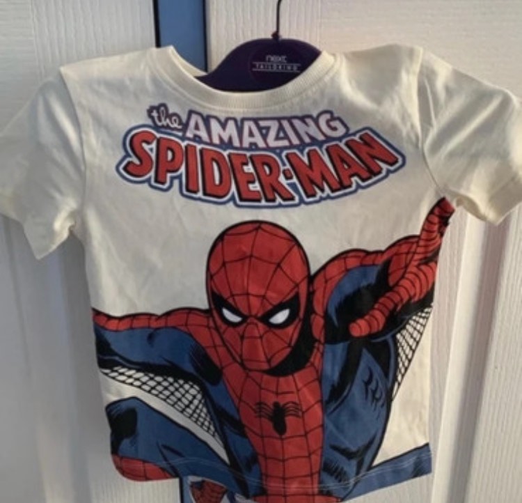 Boys Next Spiderman T-shirt - age 12-18 months
