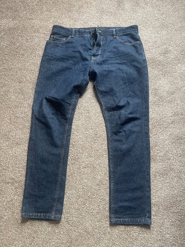 Next Slim Fit Dark Wash Jeans W36 L31 Men’s Blue Denim Straight Leg