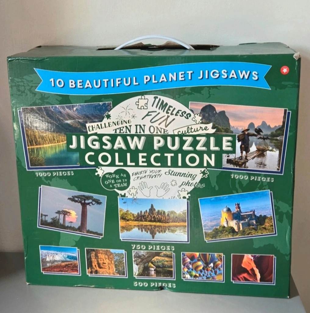 Beautiful Planet Jigsaw Puzzles- 10 in 1 - All Bags Still Sealed