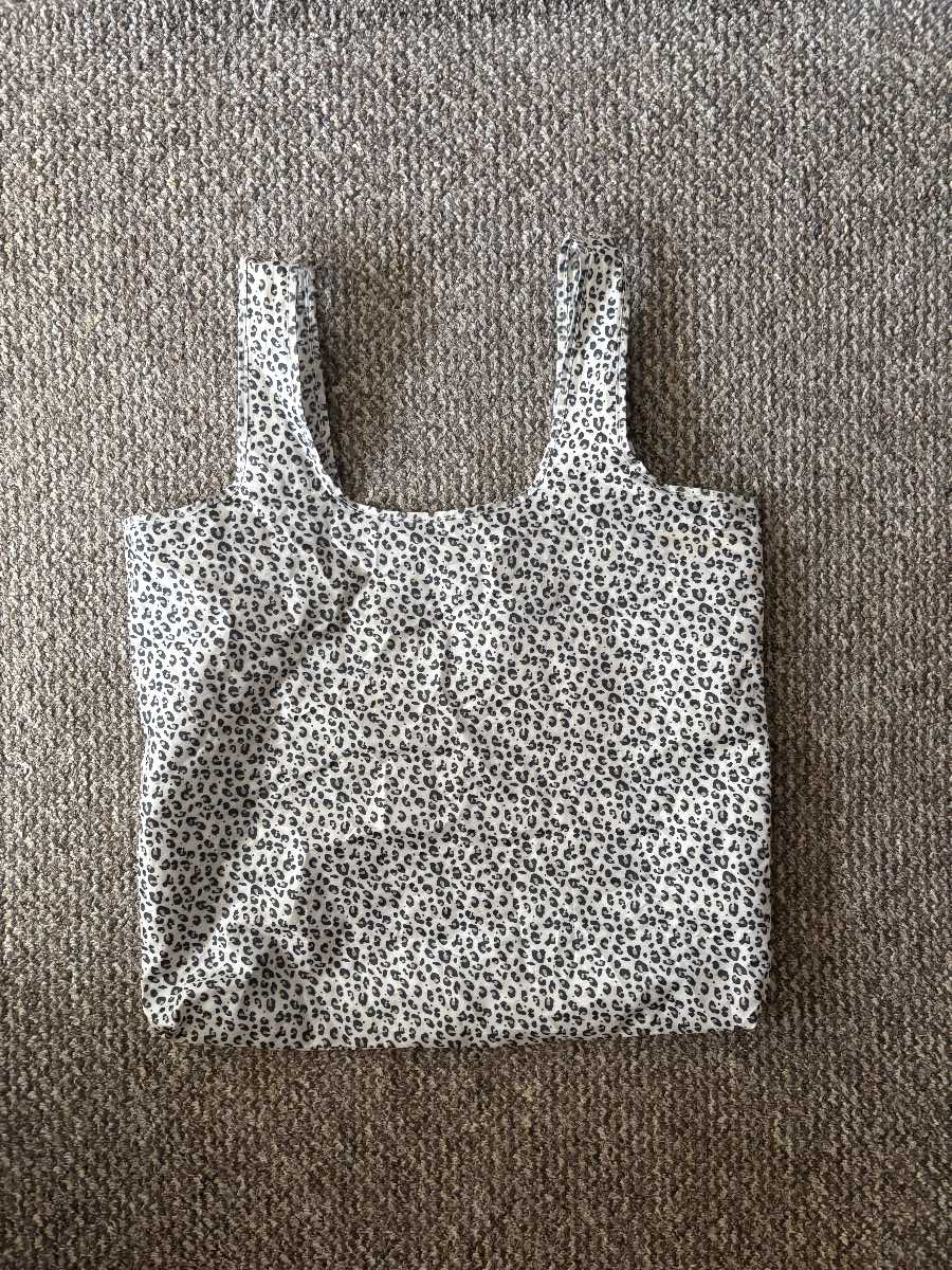Totes Leopard Print Foldable Shopping Tote Bag Reusable Shopper 100% Recycled
