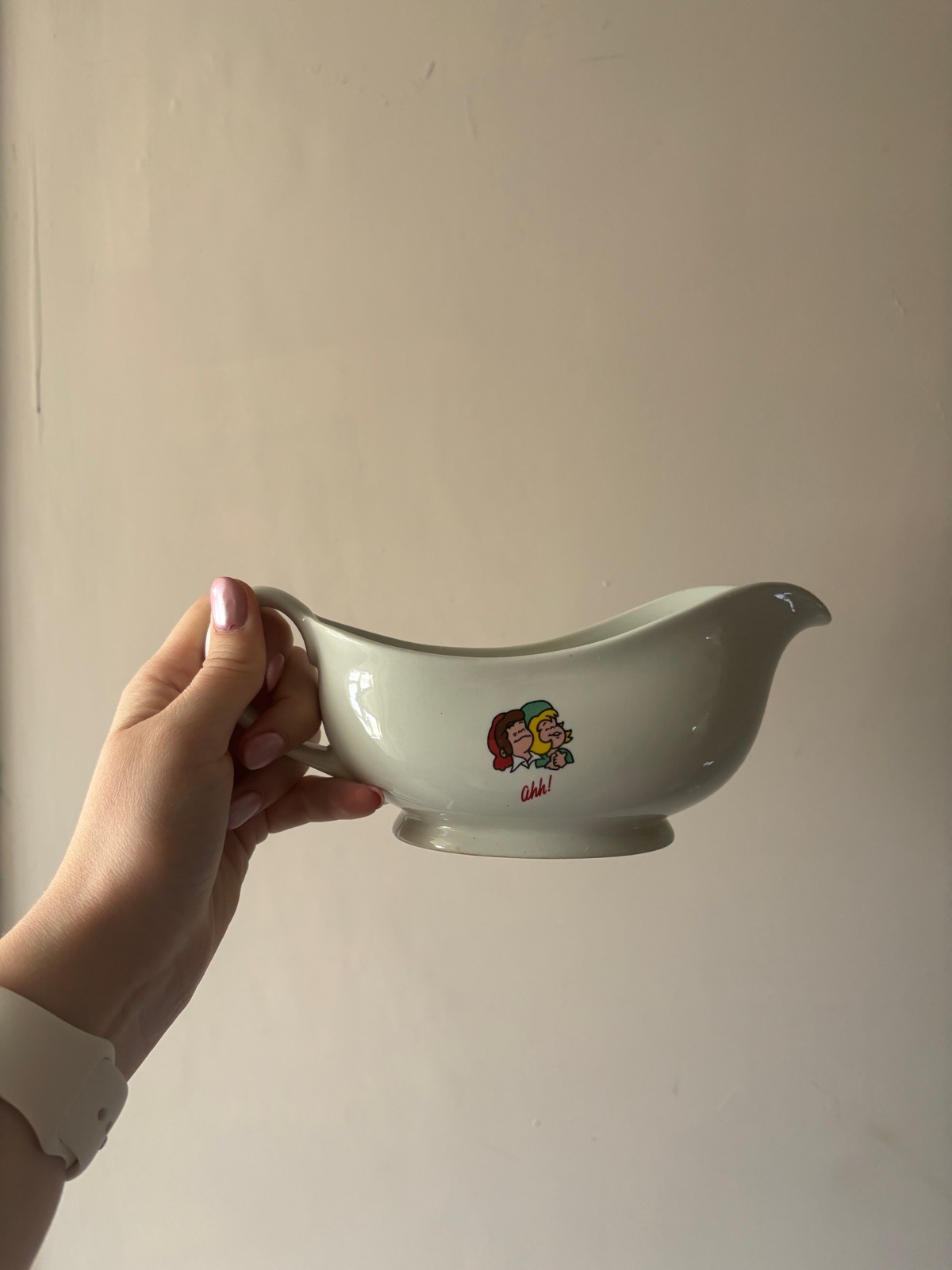 Vintage Bisto Gravy Boat Jug Royal Winton Fine Ceramic Ware Staffordshire Ahh!