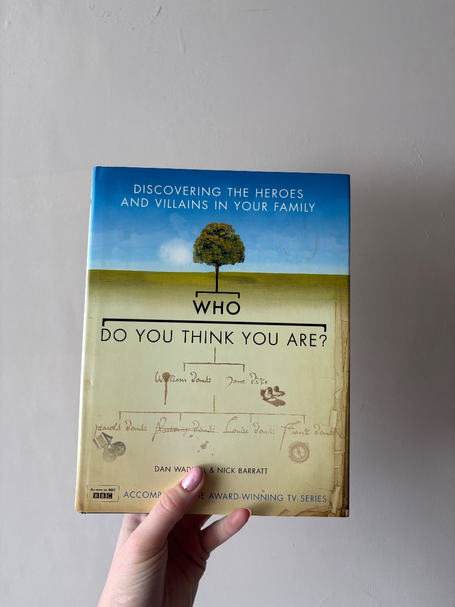 Who Do You Think You Are? Dan Waddell & Nick Barratt Hardcover Book BBC Series 2006