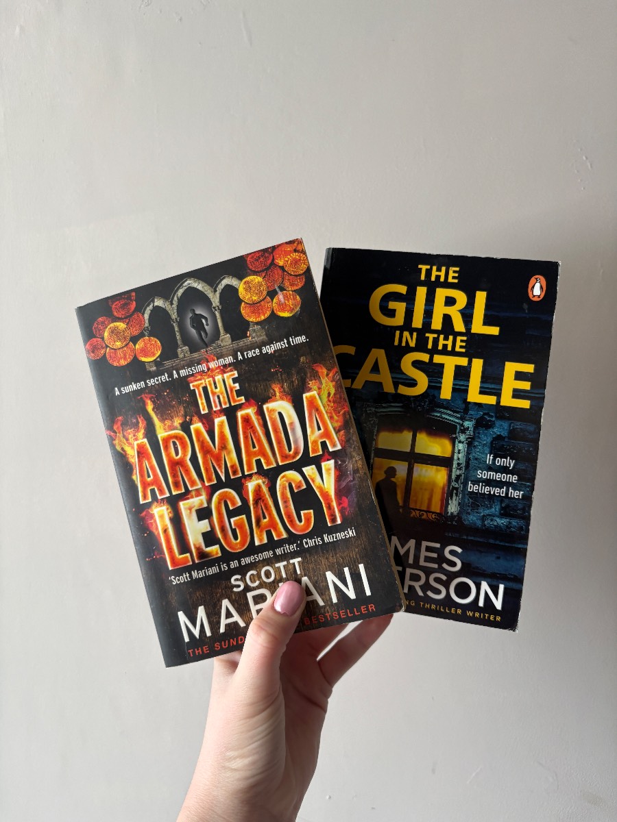 Thriller Paperback Book Bundle Scott Mariani The Armada Legacy & James Patterson